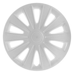 Купить Колпаки для колес Star Карат R16 Белые Карбон Плоские 4 шт 22007 16 (Star)