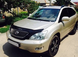 Купить Дефлектор капота мухобойка Lexus RX 2003-2009 с рамкой под решетку радиатора 1515 Дефлекторы капота Lexus