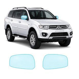 Купить Антигравийная защитная бронепленка по лекалам для Mitsubishi Pajero Sport II 2015-2019 - зеркала 107561 Модельные лекала защитных пленок для Mitsubishi