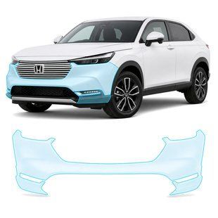 Buy Pre-cut paint protection film for Honda HR-V III 2021- front bumper 104718 Model-specific paint protection film patterns for Honda