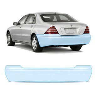 Купить Антигравийная защитная бронепленка по лекалам для Mercedes-Benz S-Class W220 facelift 2002-2005 - задний бампер 107163 Модельные лекала защитных пленок для Mercedes-Benz