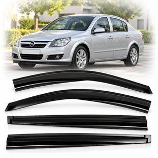 Купити Дефлектори вікон вітровики Opel Vectra C 2004-2010 седан SunPlex на скотчі, 4 шт. 112154 Дефлектори вікон Opel