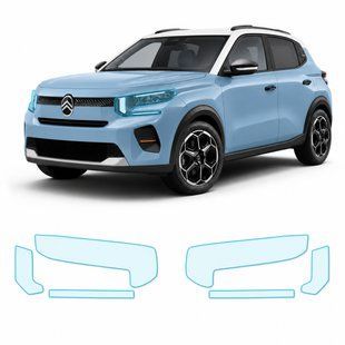 Buy Pre-cut paint protection film for Citroen C3 III 2024- optics (headlights & fog lights) 103860 Model-specific paint protection film patterns for Citroen