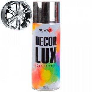 Купити Акрилова фарба Nowax Bright Chrome Спрей 450 мл Хром (bright chrome) NX48041 58838 Фарби аерозольні