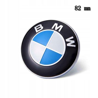 Купити Емблема для BMW 82 мм пластик 2 пукли Оригінал якість 22248 Емблеми на іномарки