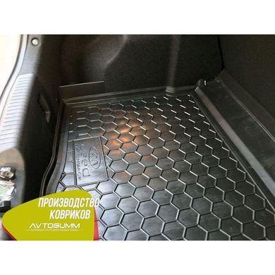 Купити Автомобільний килимок в багажник Kia Ceed JD 2012- Hatcхечбекack base/mid / Гумо - пластик 42129 Килимки для KIA