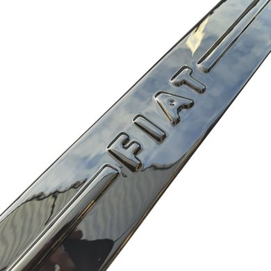 Купить Зимняя накладка на бампер / Средняя /Fiat Doblo 2000-2011 Глянец FLY 9065 Зимние накладки на решетку радиатора