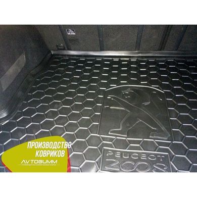 Купить Автомобильный коврик в багажник Peugeot 2008 2014- Резино - пластик 42279 Коврики для Peugeot