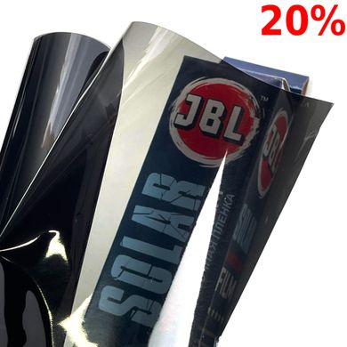 Купить Тонировочная пленка для лобового стекла JBL 20х150 см Dark black 20% (20D_20*150) 60451 Пленка тонировочная