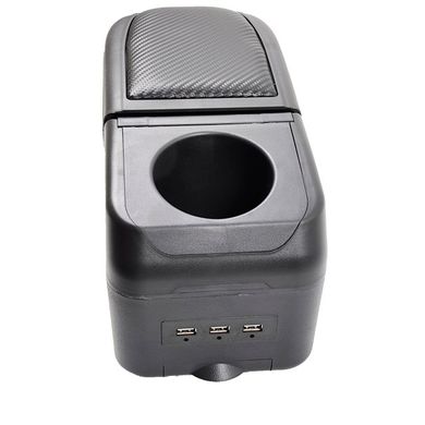 Купить Подлокотник Универсальный Выдвижной пепельница подстаканник 13 см 6 USB 66867 Подлокотники в авто