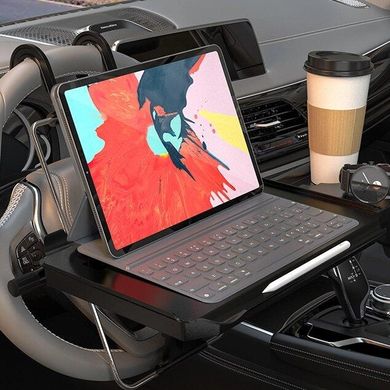 Купити Автоутримувач HOCO для планшета і ноутбука 340x300x40 мм Чорний (DH03) 32582 Автотримач для планшета та реєстратора