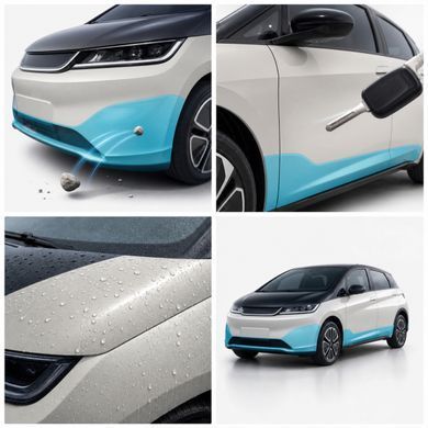 Купити Антигравійна захисна бронеплівка за лекалами для BYD Dolphin I facelift 2025- зона даху 103102 Модельні лекала захисних плівок для BYD