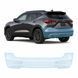 Купить Антигравийная защитная бронепленка по лекалам для Chevrolet Blazer III facelift 2023-2025 - задний бампер 103659 Модельные лекала защитных пленок для Chevrolet