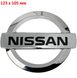 Купити Емблема для Nissan 123 x 105 мм пластикова скотч. 33466 Емблеми на іномарки - 1 фото из 2