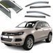 Купить Дефлекторы окон ветровики Benke для Volkswagen Touareg II 2010-2018 Хром Молдинг Из Нержавеющей Стали 3D (BVWTR1123-W/S) 58973 Дефлекторы окон Volkswagen - 1 фото из 7