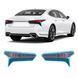Купити Антигравійна захисна бронеплівка за лекалами для Lexus LS XF50 facelift 2021- задні ліхтарі стопи 106247 Модельні лекала захисних плівок для Lexus