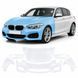 Купити Антигравійна захисна бронеплівка за лекалами для BMW 1 Series F20 facelift 2015-2019 - передня частина авто (капот бампер фари крила) 101946 Модельні лекала захисних плівок для Bmw