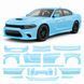 Buy Pre-cut paint protection film for Dodge Charger LD facelift 2015-2023 - full body 104073 Model-specific paint protection film patterns for Dodge
