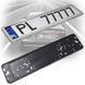 Buy Number plate frame Elegant stainless steel 1 pc (EL 100 599) 32064 Number frame - Universal - American type - 1 photos from 2