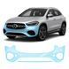 Купити Антигравійна захисна бронеплівка за лекалами для Mercedes-Benz GLA H247 facelift 2023- передній бампер 106962 Модельні лекала захисних плівок для Mercedes-Benz