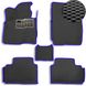 Купить 3D EVA Коврики в салон для Hyundai Tucson (NX4) 2021- ДВС (Металлический подпятник) Черные-Синий кант 5 шт 62949 Коврики для Hyundai - 1 фото из 9