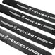 Купити Захисна плівка накладка на пороги для Peugeot Чорний Карбон 4 шт 57446 Захисна плівка для порогів та ручок - 2 фото из 8