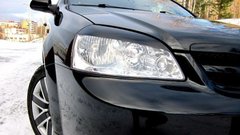 Купити Вії фар для Chevrolet Lacetti седан широкі Чорні 2 шт 32440 Вії - Захист фар