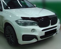 Купить Дефлектор капота (мухобойка) BMW X5/Х6 (F16) 2014-2019 длин 1043 Дефлекторы капота Bmw