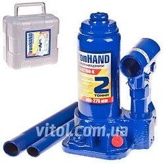 Купить Домкрат гидравлический бутылочный 2 т / 148-276 мм (IH-148276D-K) 26108 Домкраты бутылочные