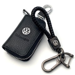 Купить Автонабор №5 для Volkswagen / Брелок с карабином и чехол для автоключей с логотипом / тисненная кожа 38643 Подарочные наборы для автомобилиста