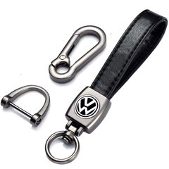 Купить Стильный кожаный Брелок Volkswagen ремешком на ключи с Карабином 8939 Брелки для автоключей