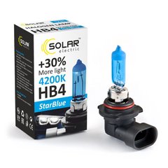 Купити Автолампа галогенна Solar StarBlue / HB4 / 65W / 12V / 4200K 1 шт (1226) 38479 Галогенові лампи Китай