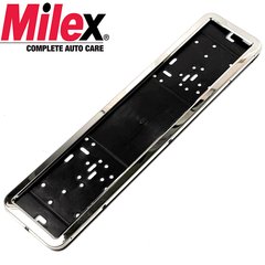 Купить Рамка номера Milex нержавейка Супер качество 1шт (RT-25350) 32065 Рамка номера - Универсальная - Американский тип