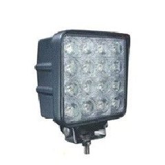 Купити Додаткова LED фара 48W (3W*16) 10-30V 110x110x72 mm Дальній (29-48W) 1 шт (2574) 8494 Додаткові LЕD фари