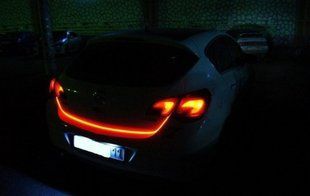 Купить Подсветка багажника УЛЫБКА 120см, Есть Стоп, Поворот, Габарит 120см 60SMD в коробке 9797