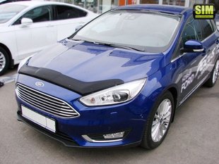 Купить Дефлектор капота мухобойка Ford Focus III 2015- 317 Дефлекторы капота Ford