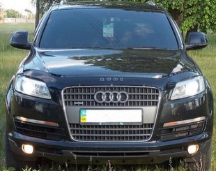 Купить Дефлектор капота мухобойка для Audi Q7 (4L) 2006-2016 266 Дефлекторы капота Audi