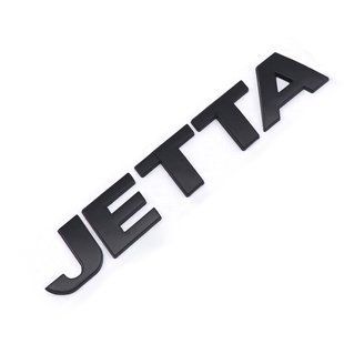 Купить Эмблема надпись JETTA Пластик 132Х22 мм Черная на скотче (Завод) 89024 Эмблема надпись на иномарки