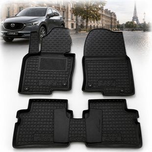 Купить Автомобильные коврики в салон Mazda CX-5 2017-2022 Europe (Avto-Gumm) 30068 Коврики для Mazda
