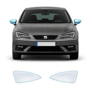 Купить Антигравийная защитная бронепленка по лекалам для Seat Leon III 2012-2020 - зеркала 108761 Модельные лекала защитных пленок для Seat