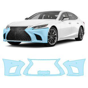 Buy Pre-cut paint protection film for Lexus LS XF50 2018-2020 - front bumper 106230 Model-specific paint protection film patterns for Lexus