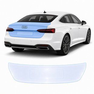 Купити Антигравійна захисна бронеплівка за лекалами для Audi A5 B10 2024- зона кришки багажника 101482 Модельні лекала захисних плівок для Audi