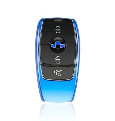 Купить Наклейка с логотипом Geely №1 для автоключей d=15 мм Пластиковая объемная (Завод) 89374 Наклейки на автомобиль