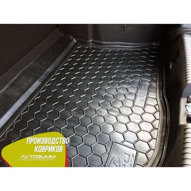 Купити Автомобільний килимок у багажник Kia Ceed (JD) 2012- Hatcхечбекack (base / mid) / Гумовий (Avto-Gumm) 28629 Килимки для KIA