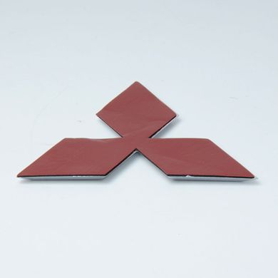 Купити Емблема "Mitsubishi" 117х102мм\пластик\хром (велика) (Польща) 21551 Емблеми на іномарки