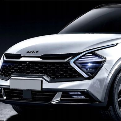 Купити Емблема напис Kia НОВА Чорна матова 130x30 мм металева на скотчі (заводська) 88587 Емблема напис на іномарки