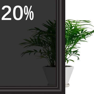 Купить Тонировочная пленка Профессиональная VLT 20% IR 60% UV 90% Ширина 50 см Длина 1 Метр Антицарапка (AS20) 101232 Пленка тонировочная