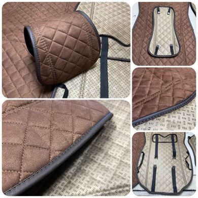 Buy Seat cover Alcantara Verona Premium L front Brown 1 pc (Original) 86540 Premium Seat Covers (Alcantara)