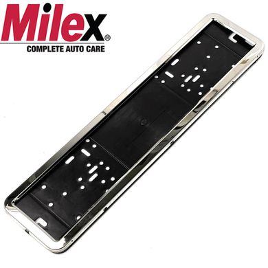 Купити Рамка номера Milex нержавіюча сталь Супер якість 1шт (RT-25350) 32065 Рамка номера - Універсальна - Американський тип