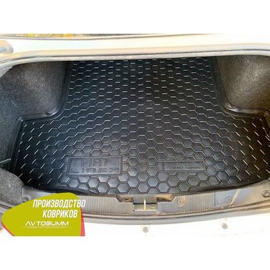 Купити Автомобільний килимок в багажник Fiat Linea 2007- / Гумовий (Avto-Gumm) 28140 Килимки для Fiat